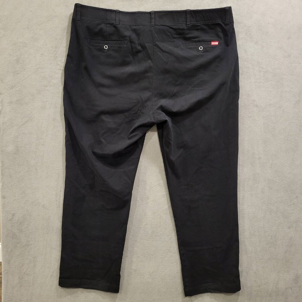 Dixxon Pants D-Flex Mens Size 44x30 Stretch Chino Black Work Wear Utility - Picture 2 of 8